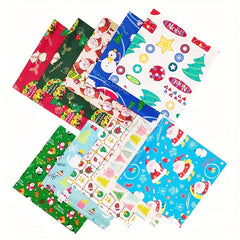 Christmas Style Patchwork Cloth Head Cloth Set 25 9 8 9 8in Cotton Printed Cloth