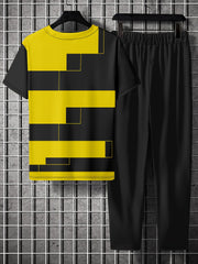 Men's Casual Loose T-Shirt & Sweatpants Set for Summer