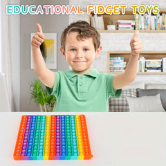 12x12 Multiplication Push Bubble Fidget Toy for Kids