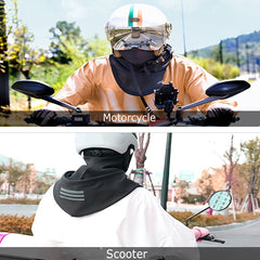 Men's Winter Cycling Mask & Headgear w/ Scarf Ski Motorcycle