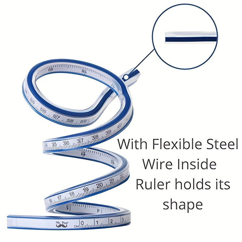 Flexible Curve Ruler for Drawing Sewing Engineering
