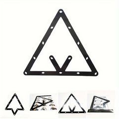 9 & 10 Balls Pool Rack - Durable Pool Table Rack