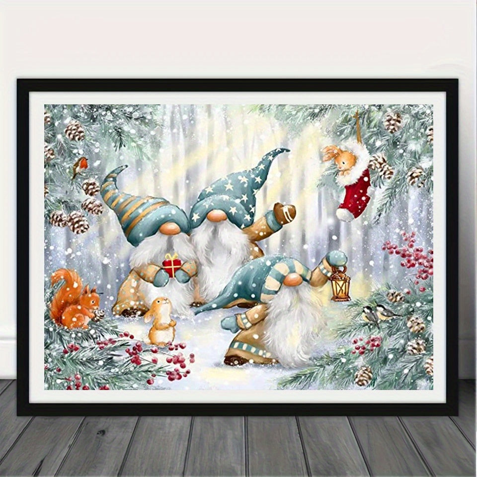 Christmas Santa 5D Diamond Painting Kit DIY Embroidery Home Decor Gift