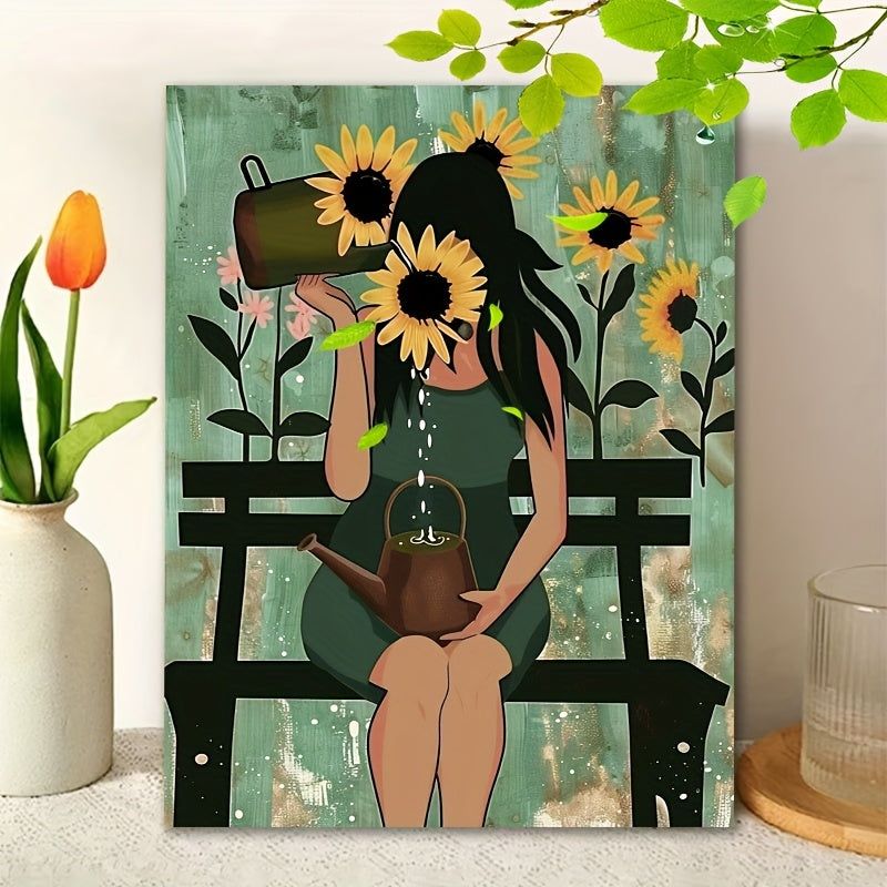 DIY Sunflower Girl Painting Kit for Beginners - Ideal Gift for Children