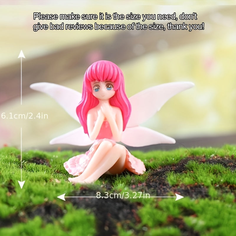 Fairy Figurine for Enchanting Garden, Home, and Cake Decor