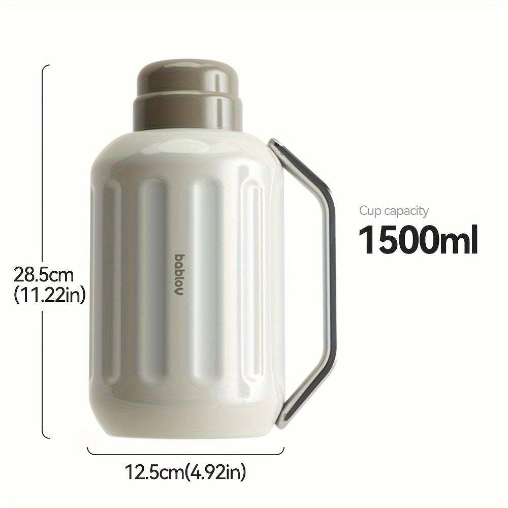 Large Capacity Insulated Water Kettle 33oz Stainless Steel Leakproof Bottle