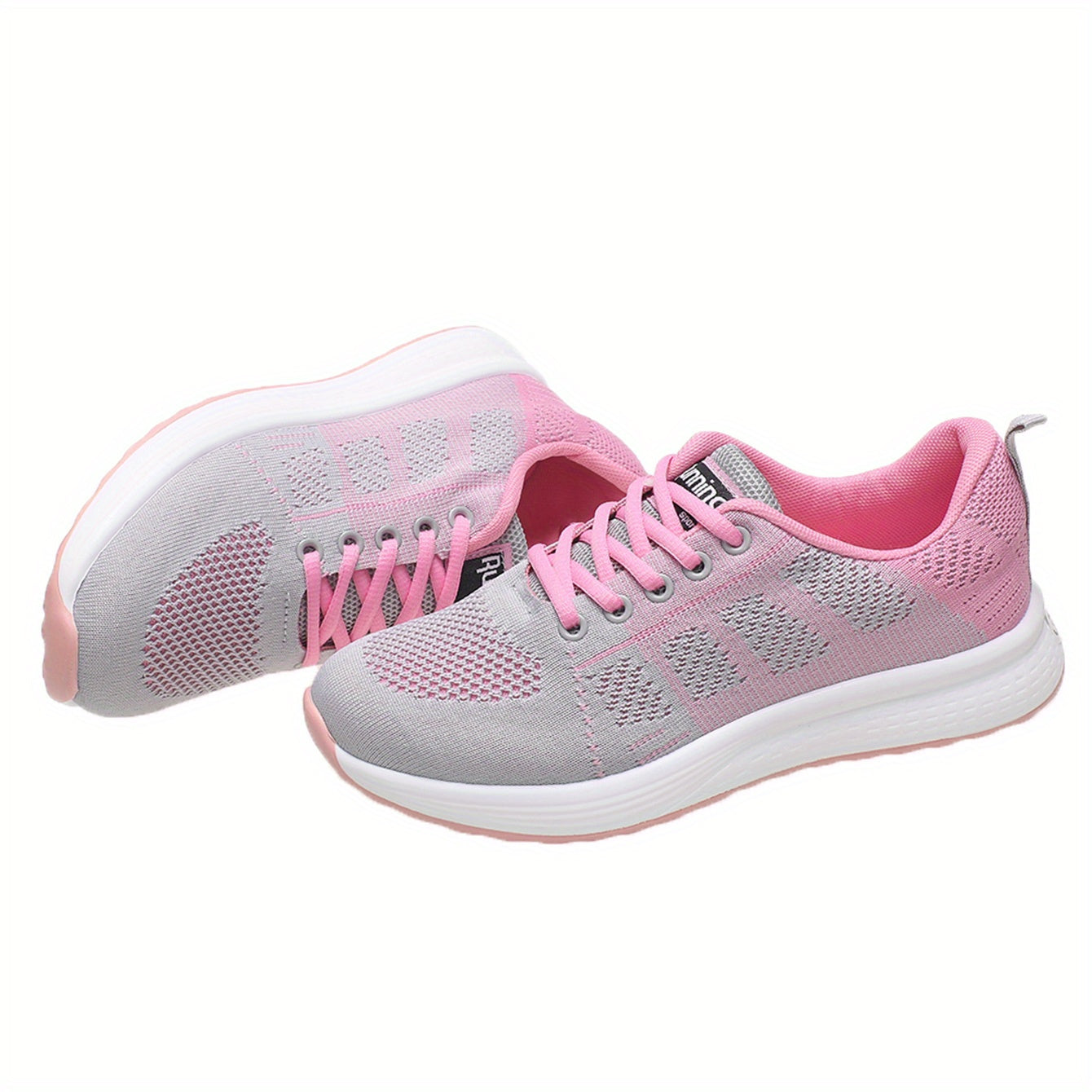 Women's Flatform Sneakers Lace Up Low Round Toe Soft Sole Non slip Casual Shoes