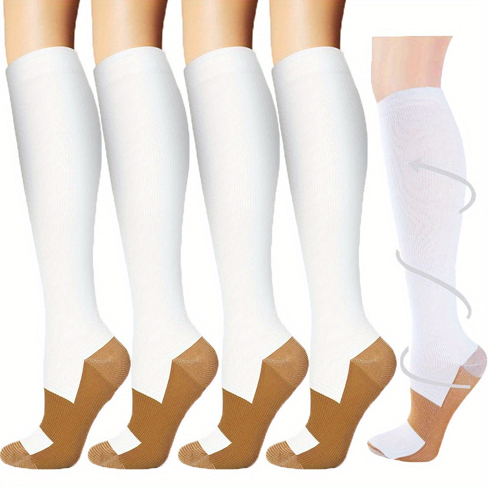 Copper Compression Socks for Circulation Support in Activities