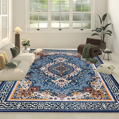 Vintage Oriental Area Rug - Machine Washable