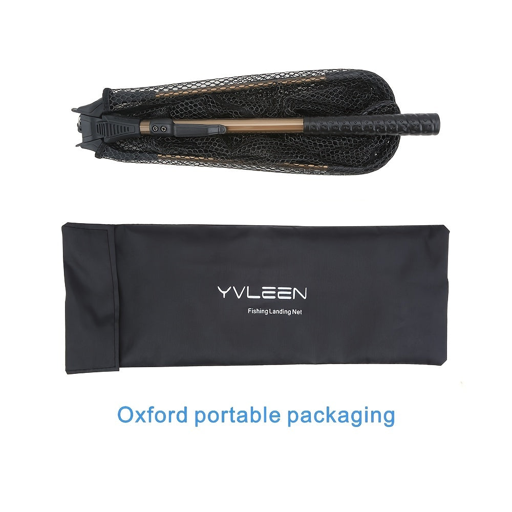 Foldable Fishing Net Telescopic Aluminum Handle 16in Hoop Size