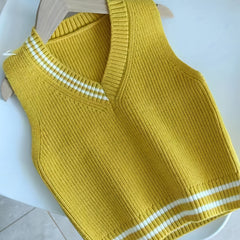 Stylish Knitted Vest for Boys & Girls - Perfect for Inside & Outside