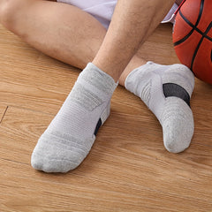 3 Pairs Men's Mid Crew Sport Socks Absorbent Breathable for Basketball Running