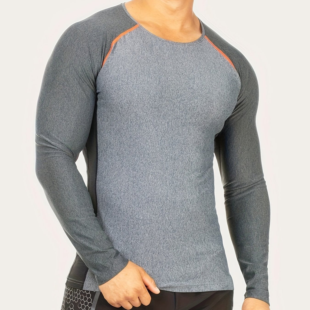 Men's Compression Long Sleeve T-shirt - Sweat Absorbing Quick Drying