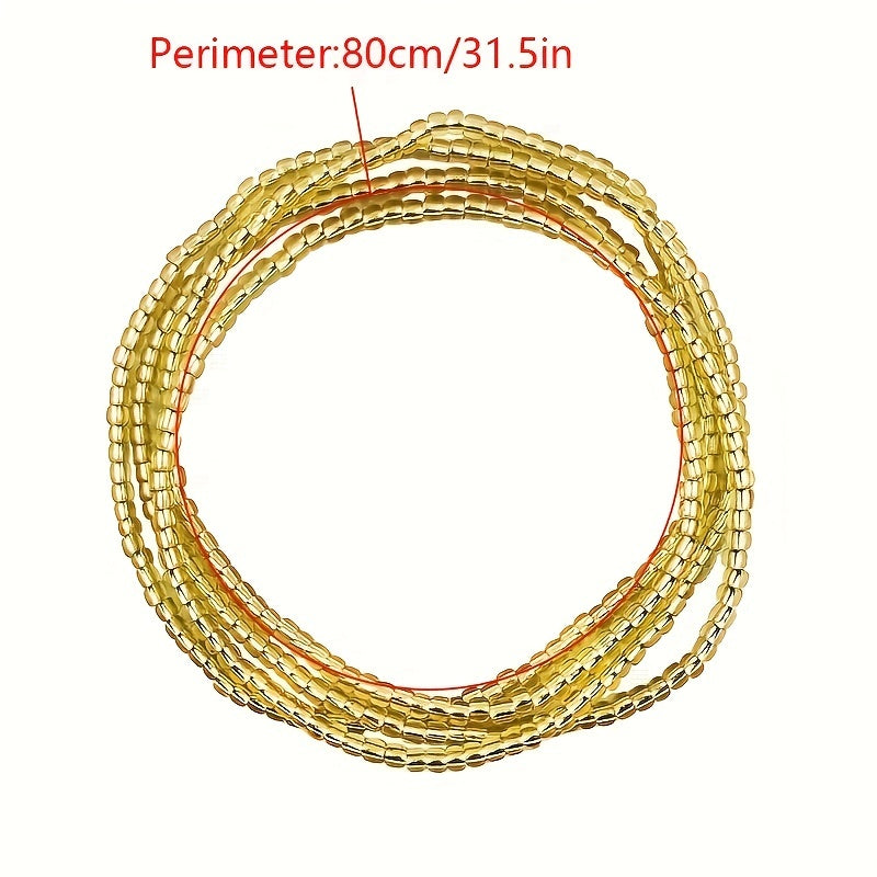 1PC Waist Beads Chain Belt Layered Belly Body Chain Beach Waist Jewelry