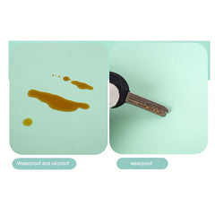 Double Sided Faux Leather Mouse Pad Anti Slip Durable 1pc