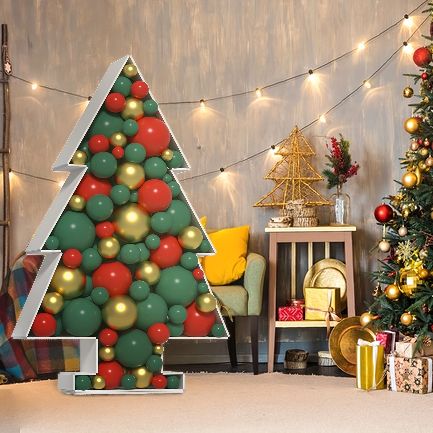 DIY Christmas Tree Decoration Balloon Holder Set