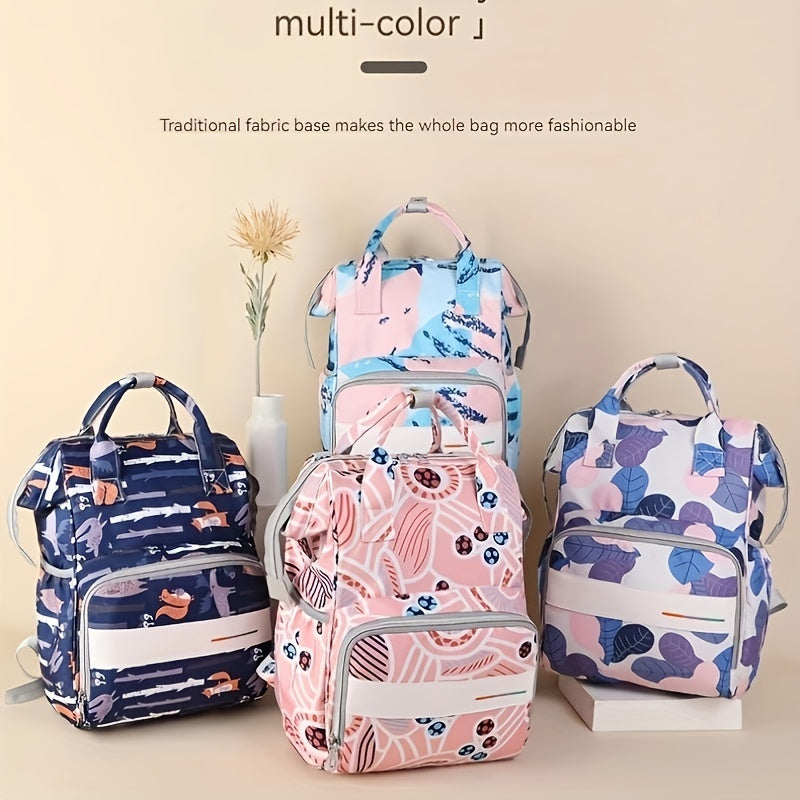 Large Capacity Travel Backpack for Moms Oxford Fabric Hand Washable