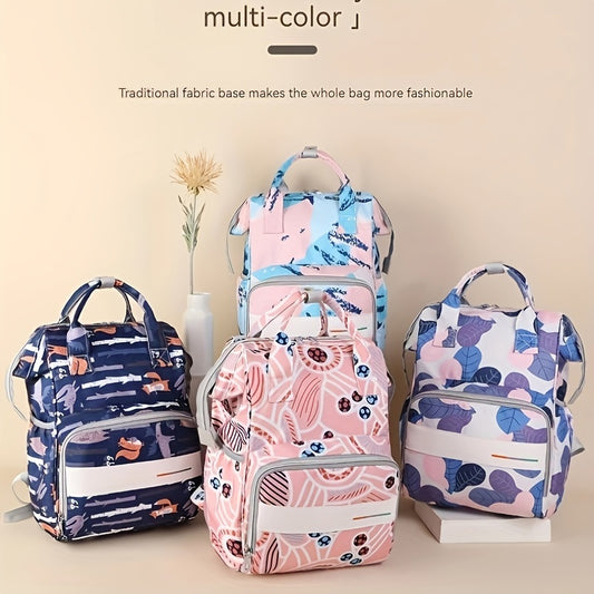 Large Capacity Travel Backpack for Moms Oxford Fabric Hand Washable