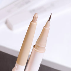 Waterproof Double Headed Eyeliner Pen for Long Lasting Smudge Application