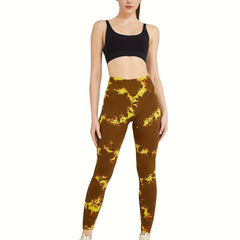 Tie Dye Seamless High Waist Yoga Pants Gym Leggings