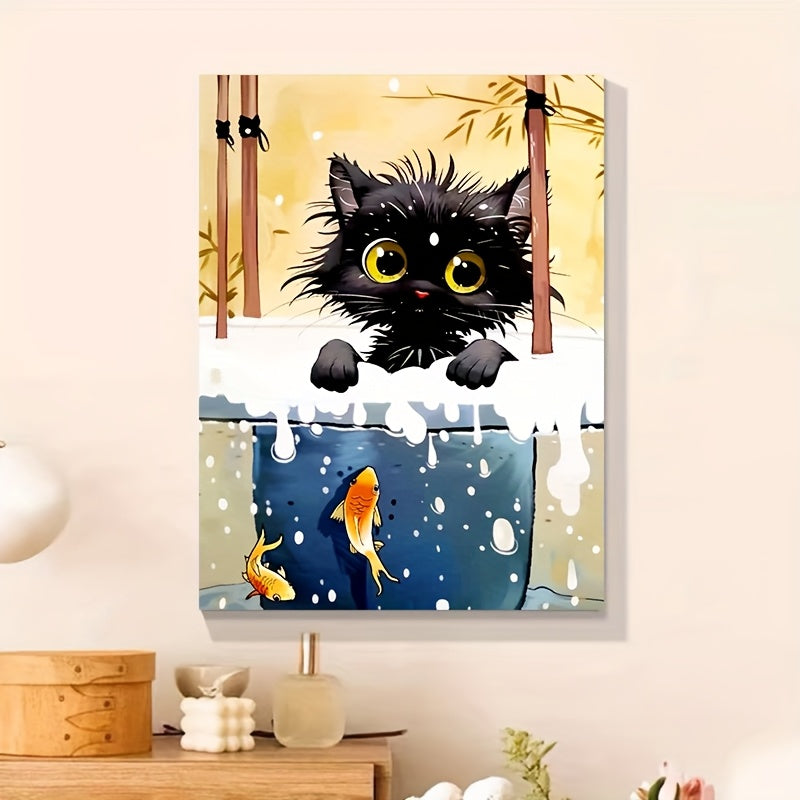 DIY Naughty Cat Number Painting Kit