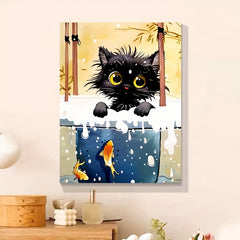 DIY Naughty Cat Number Painting Kit