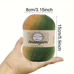 3pcs 100g Rainbow Yarn 3 0 4 0 Double Crochet Fine Rainbow Line Yarn