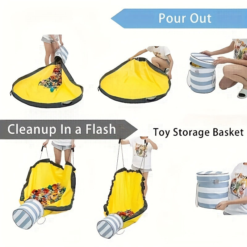 Large Capacity Foldable Toy Storage Bucket