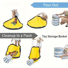 Large Capacity Foldable Toy Storage Bucket