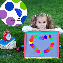 1320 PCS Coding Stickers Round Sticky Dots Labels 10 Style Colored Dot Stickers