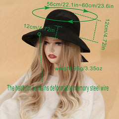 Hollow Out Bucket Hat UV Protection Sun Hat Lightweight Casual Beach Hats