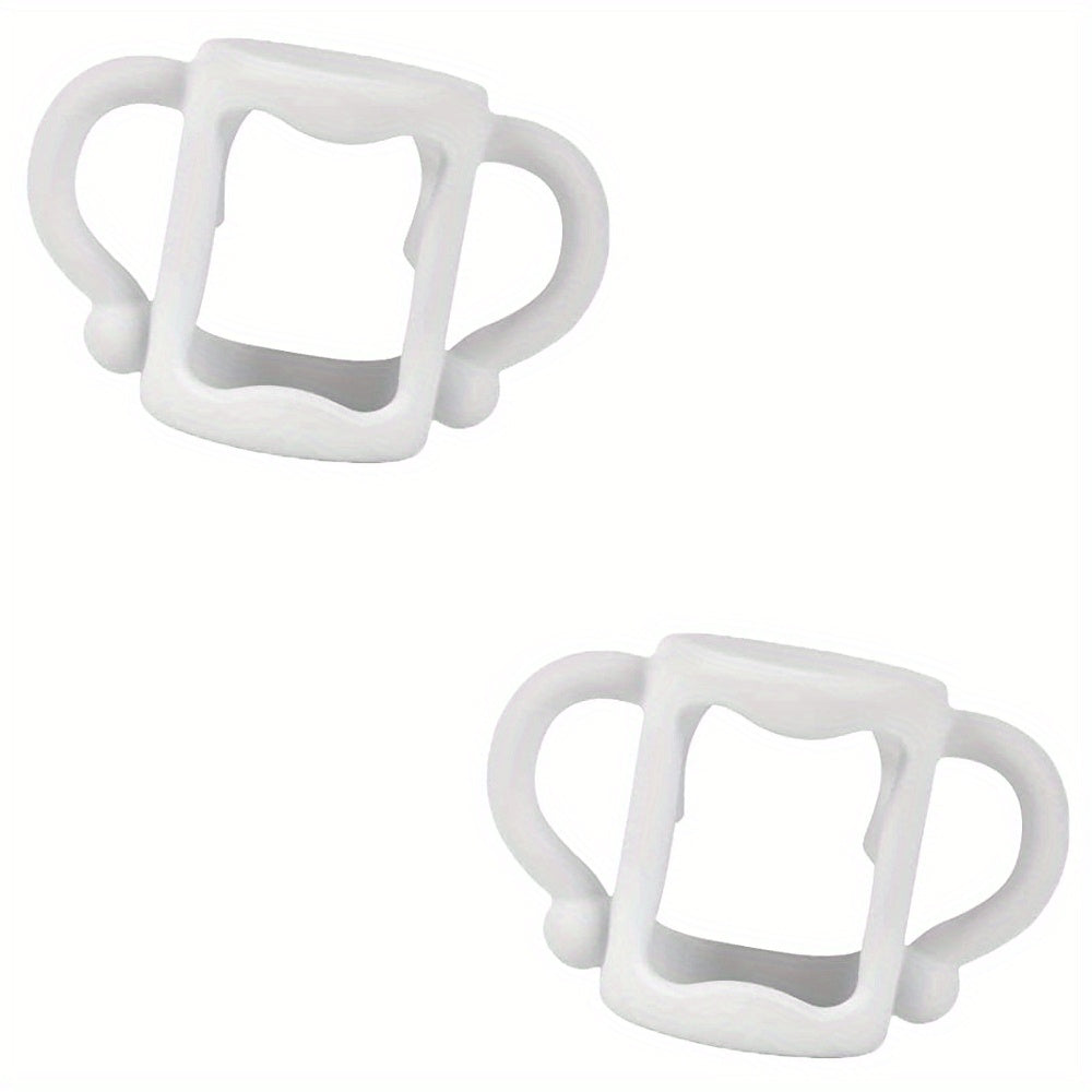 2pcs Baby Bottle Handles BPA Soft Silicone Bottle Handles