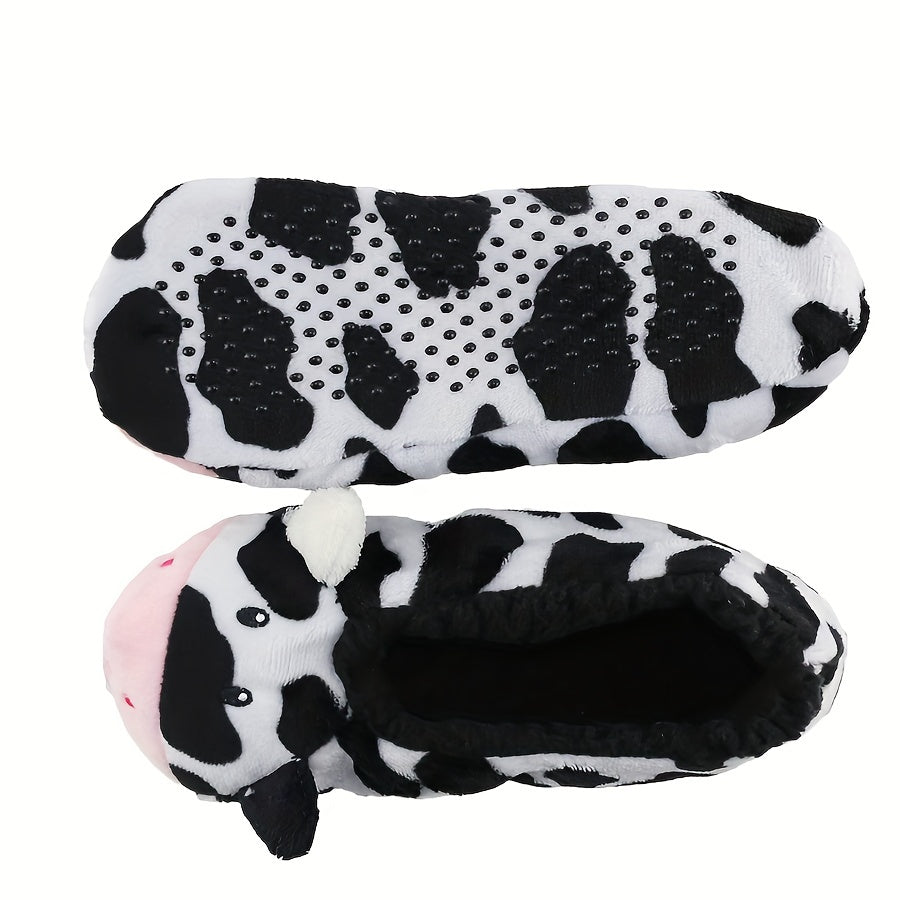 Cartoon Animal Plush Socks & Warm Low Cut Floor Socks
