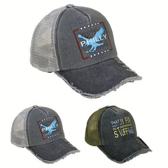 Unisex Breathable Adjustable Baseball Cap Embroidered For Outdoor Sport