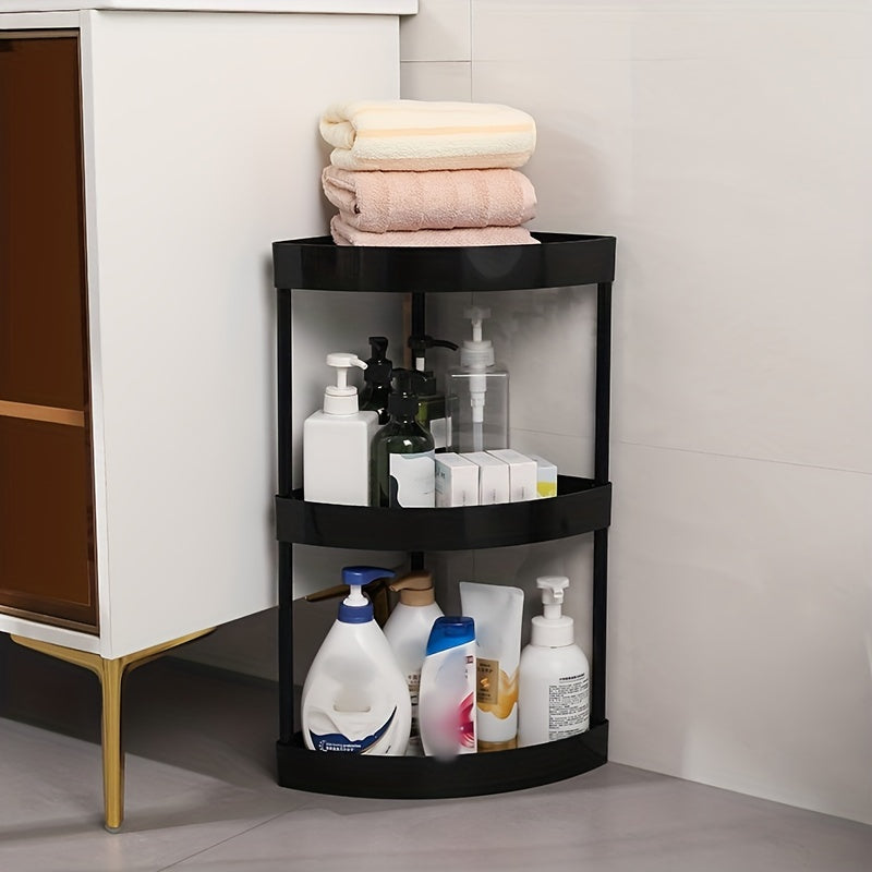Layered and Corner Storage Rack - Ideal for Kitchens, Bathrooms, Living Rooms