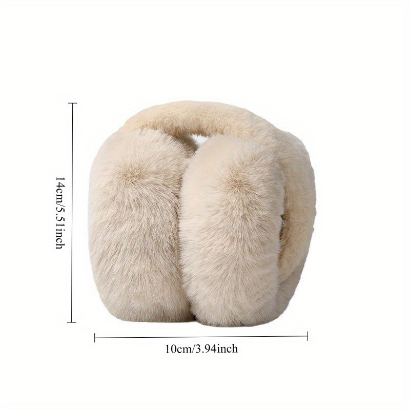 Foldable Insulated Winter Earmuffs for Women