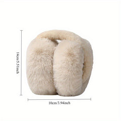 Foldable Insulated Winter Earmuffs for Women