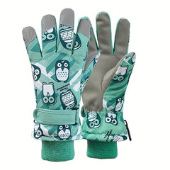 Winter Skiing Gloves Thickened Waterproof Windproof Gloves