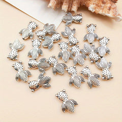 20pcs Antique Silver Animal Shape Metal Loose Beads for DIY Bracelet Necklace