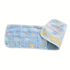 Baby Stroller Armrest Protector Cotton Infant Bib Newborn Burp Cloth