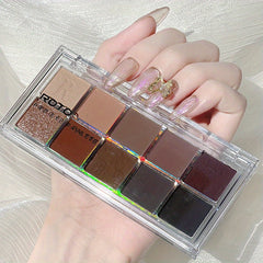 Dark Foggy Garden Pearlescent Eyeshadow Palette