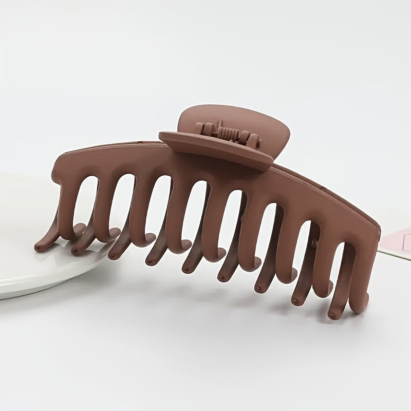Matte Large Hair Claw Clip Non Slip Strong Hold Hair Jaw Clip