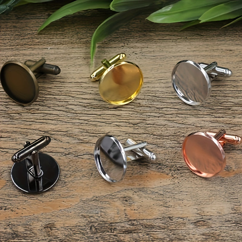 Zinc Alloy Silver Grey Hockey Cufflinks