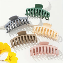 5pcs Frosted Hair Claw Women's Shark Claw Combination Set