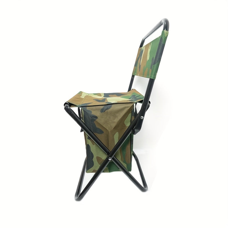 Camouflage Folding Backpack Chair For Outdoor Activities