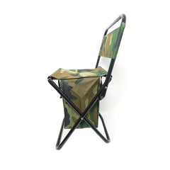 Camouflage Folding Backpack Chair For Outdoor Activities