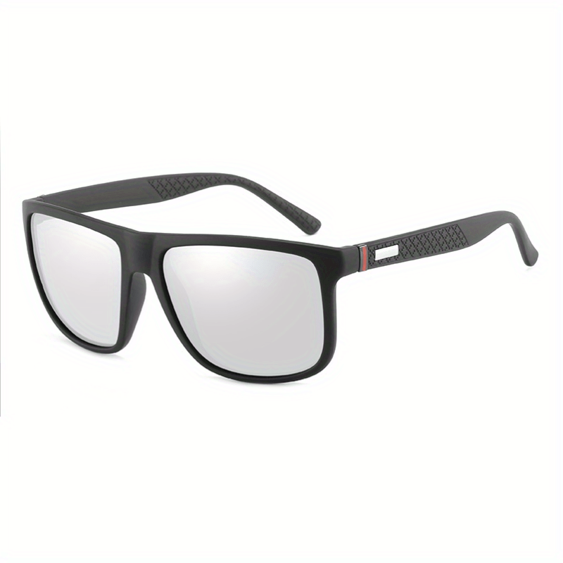 Men's Vintage Square Frame Sunglasses Polarized Driving Sun Glasses