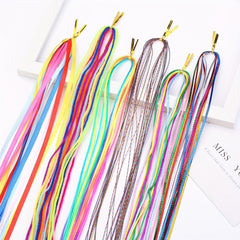 Y2K Rainbow String Hair Rope Gradient Hair Braiding Strings