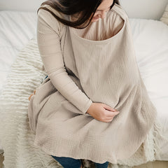 Breathable 100% Cotton Nursing Cover with Rigid Hoop