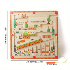 Wooden Valentine's Children's Magnetic Mazes Educational Toys